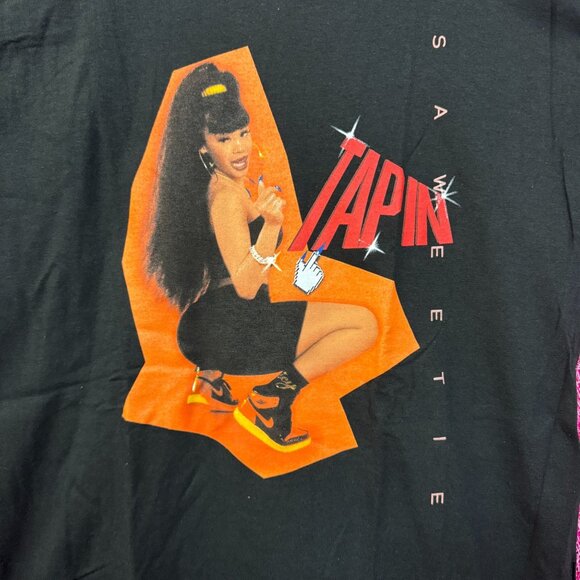 Saweetie Tap In Pretty B Music Hot Girl Summer Rap Tee M - Picture 2 of 4